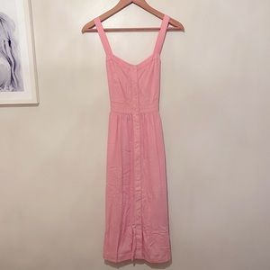 COPY - Bubblegum pink midi dress